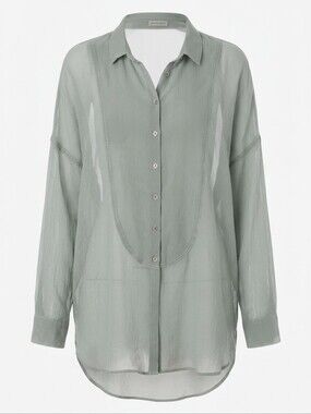 Annette Gortz oversize light fabric long sleeves blouse